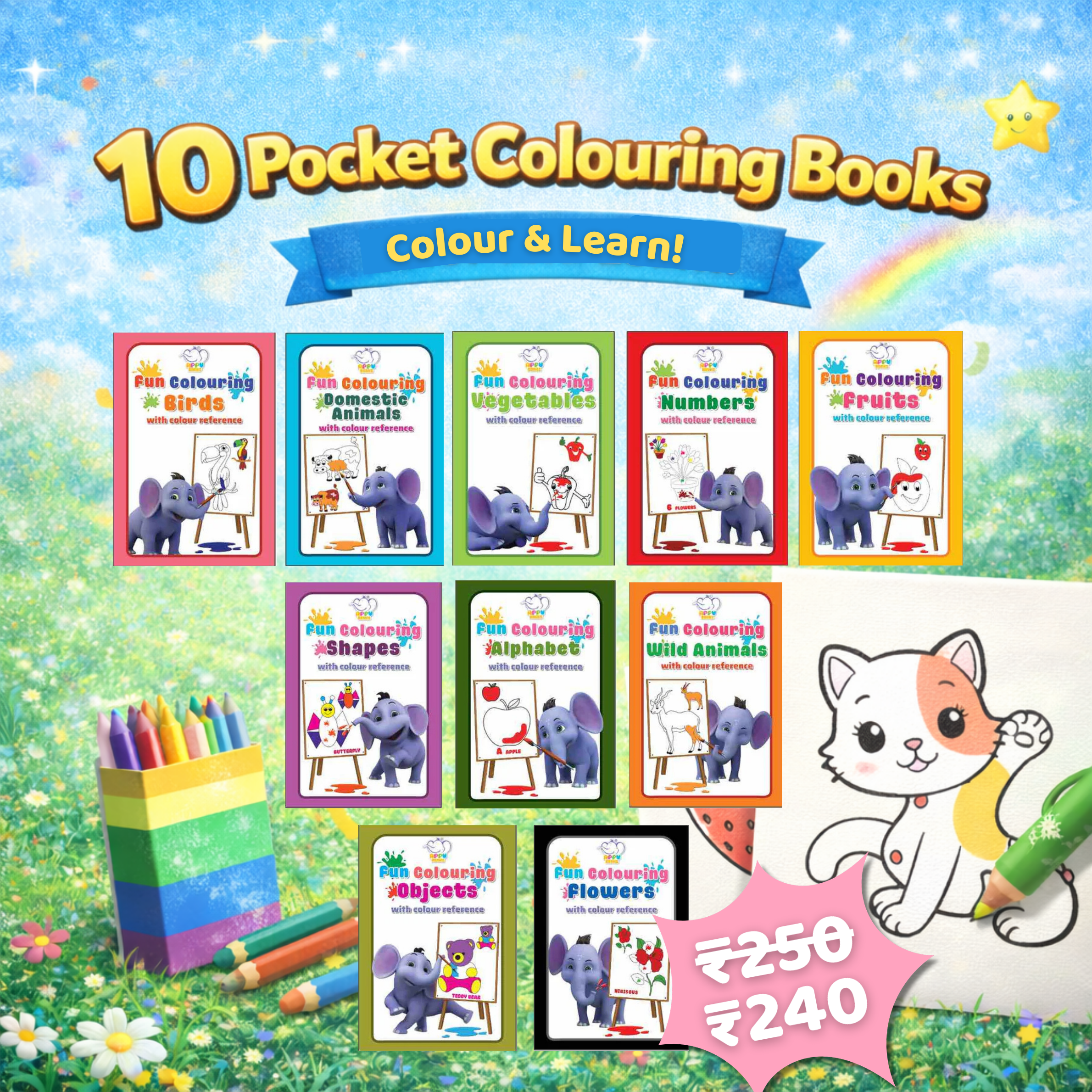 Appu Pocket Colouring Series