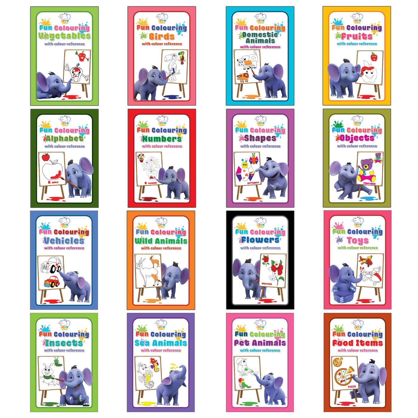 Appu Pocket Colouring Series