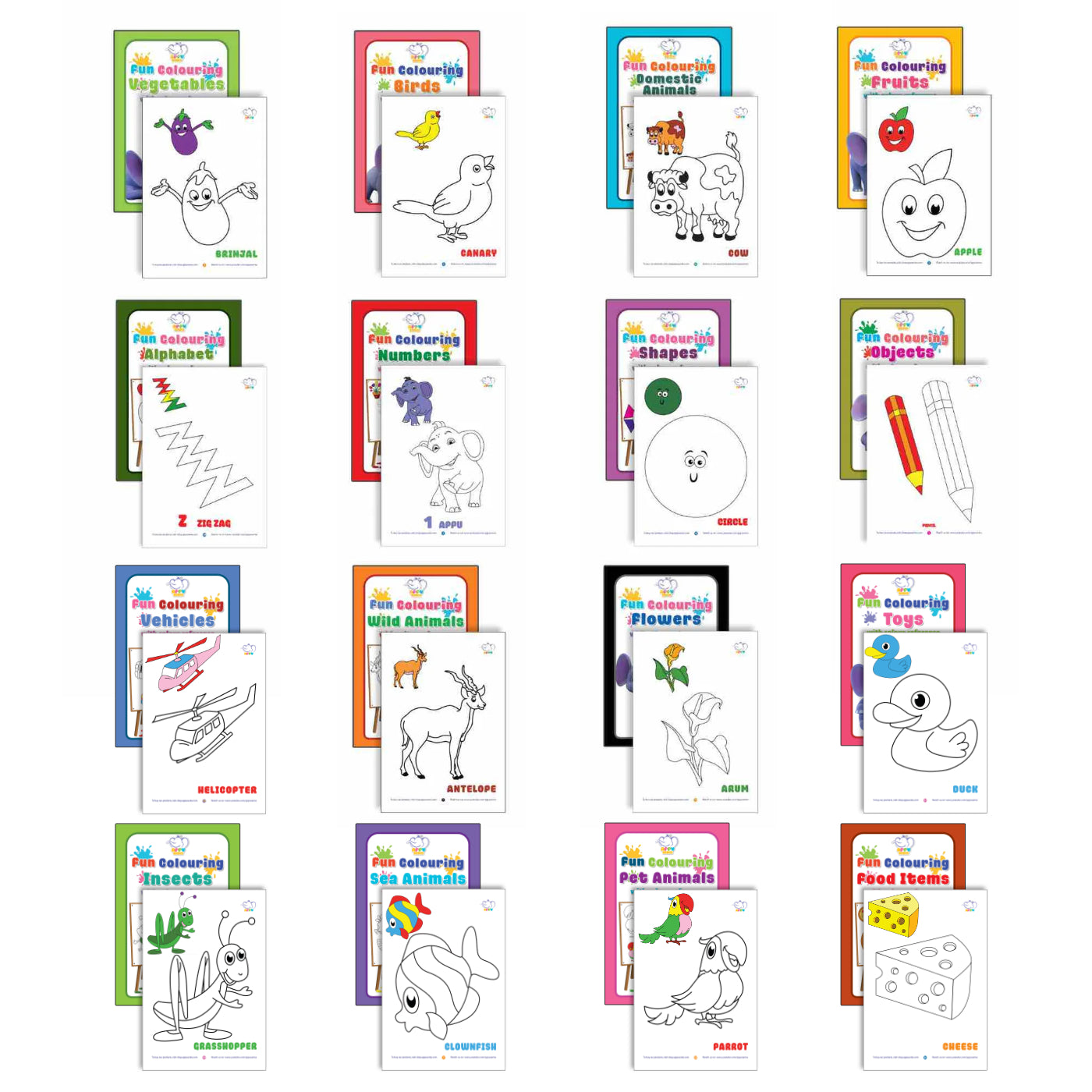 Appu Pocket Colouring Series