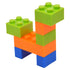 Fun Brick Building Blox (includes storage box)
