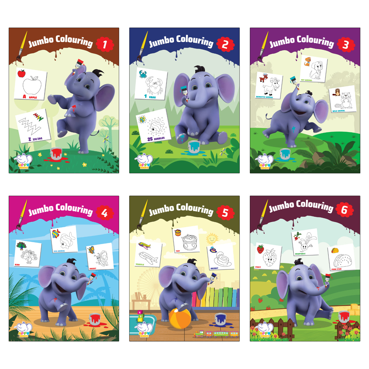 Appu Colouring Jumbo Series