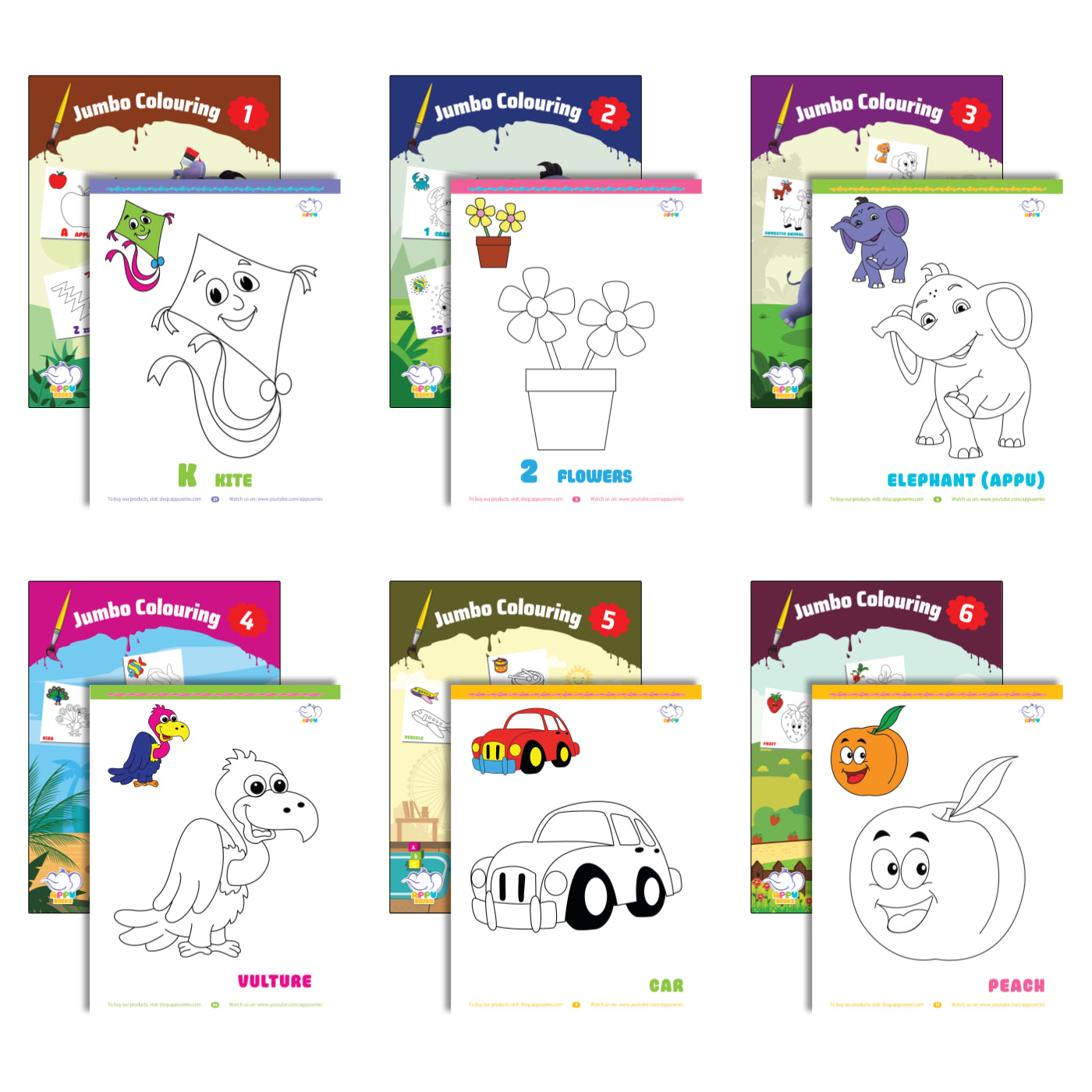 Appu Colouring Jumbo Series