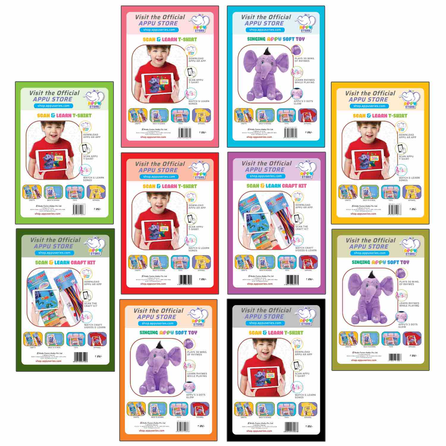 Appu Pocket Colouring Series