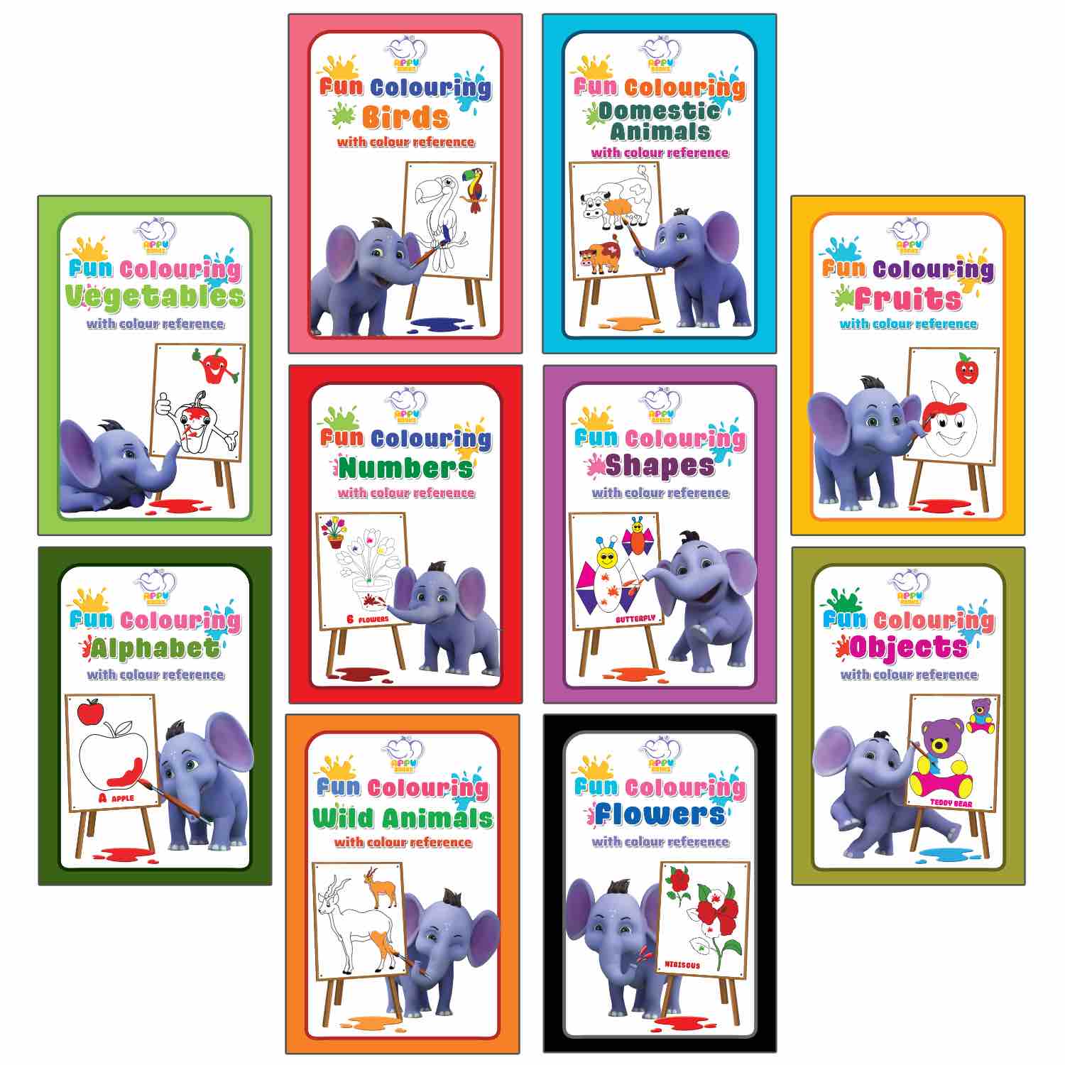 Appu Pocket Colouring Series